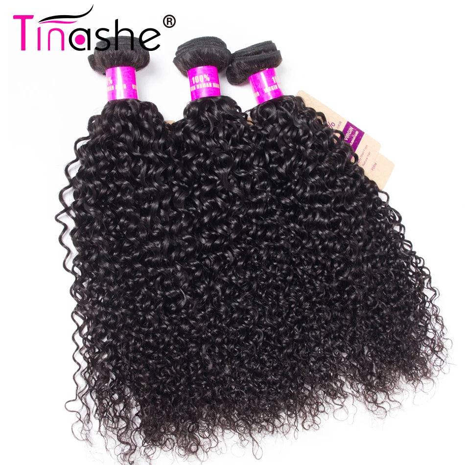 Tinashe Hair Bundles Curly Hair Extensions Remy Curly Human Hair Bundles 8-28 inch Can Buy 1/3/4 Brazilian Hair Weave Bundles