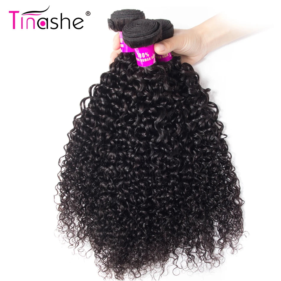Tinashe Hair Bundles Curly Hair Extensions Remy Curly Human Hair Bundles 8-28 inch Can Buy 1/3/4 Brazilian Hair Weave Bundles